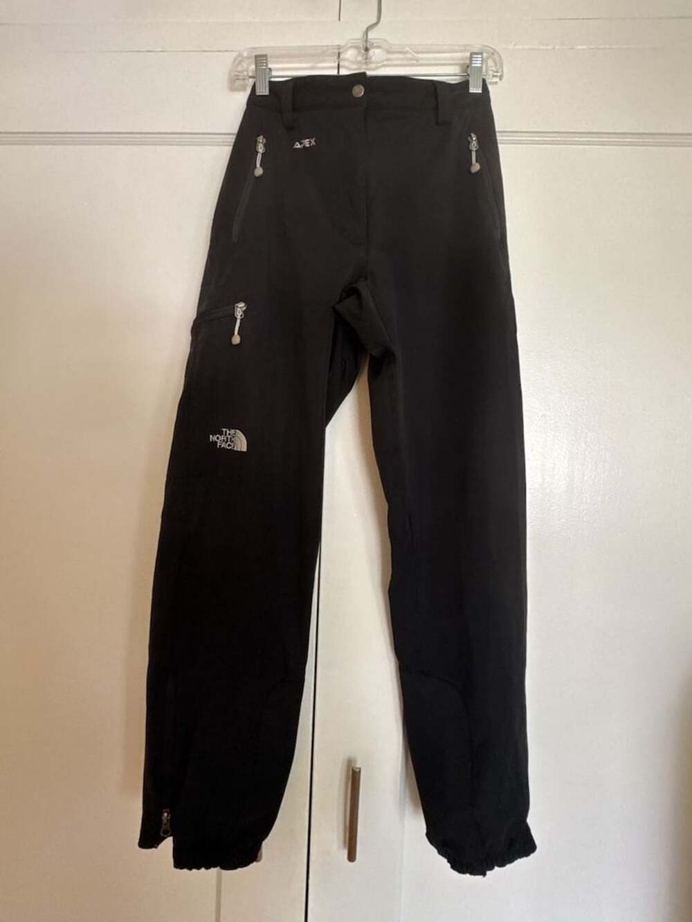 The North Face Apex Soft Shell Pants Size 6 Black Hiking Outdoor Backpacking Win